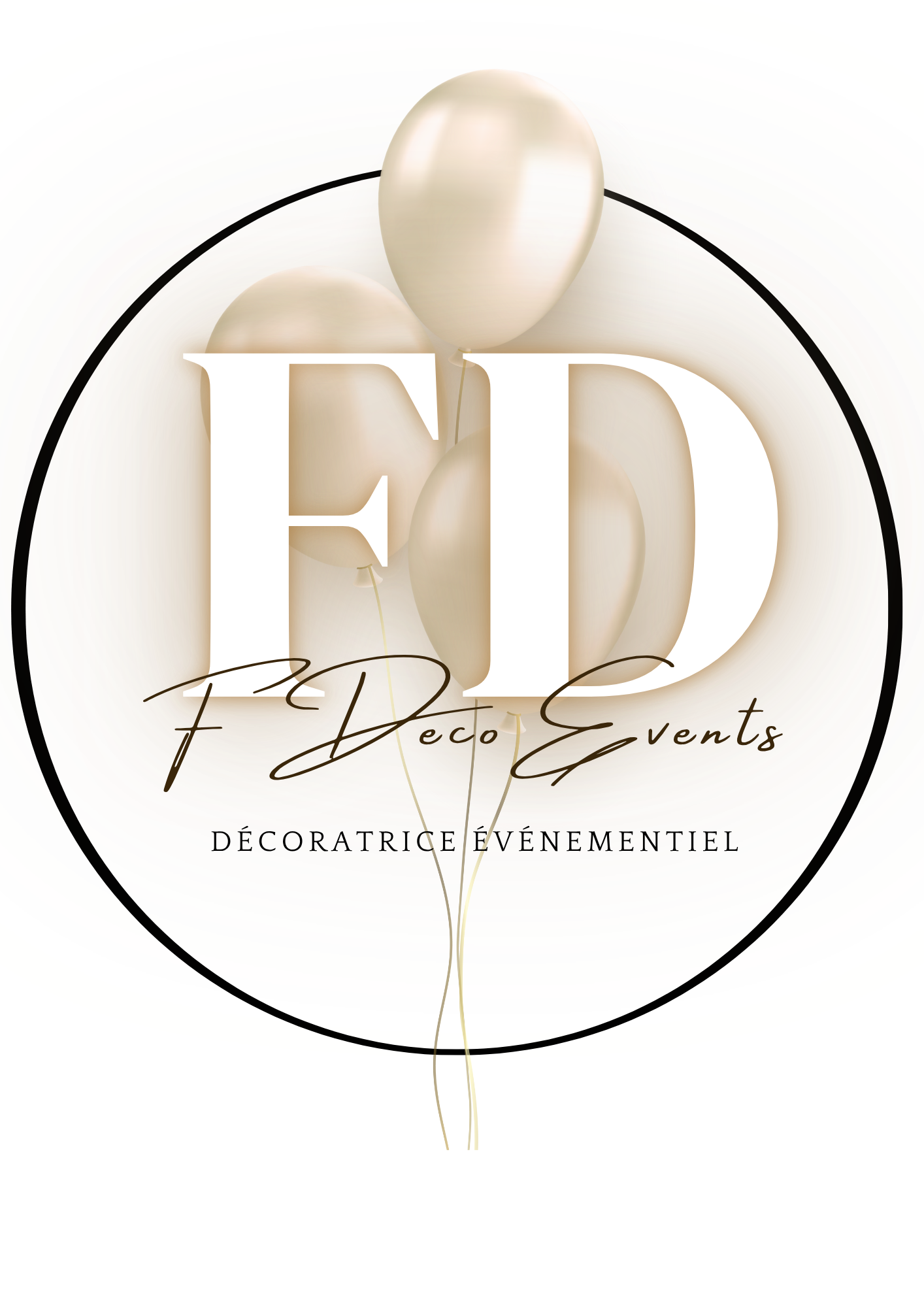 Logo FDECO EVENTS, décoratrice événementielle dans l'Ain et le Rhône